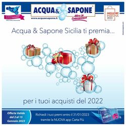 Volantino Acqua & Sapone dal 02/01/2023