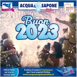 Volantino Acqua & Sapone dal 16/01/2023