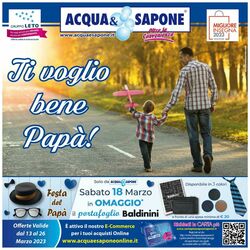 Volantino Acqua & Sapone dal 13/03/2023