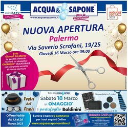 Volantino Acqua & Sapone dal 16/03/2023