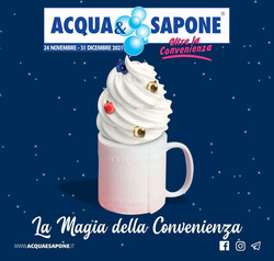 Volantino Acqua & Sapone dal 22/11/2021