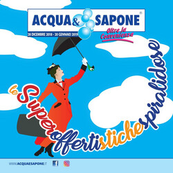 Volantino Acqua & Sapone dal 27/12/2018