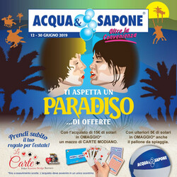 Volantino Acqua & Sapone dal 16/05/2019