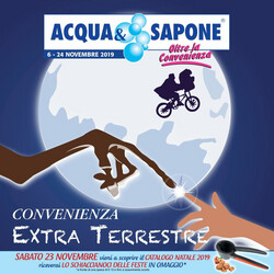 Volantino Acqua & Sapone dal 31/10/2019