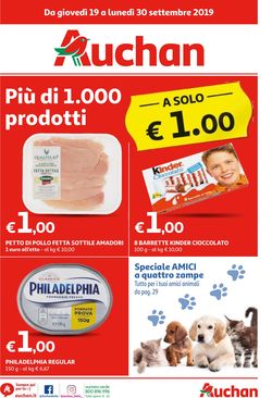 Volantino Auchan dal 19/09/2019