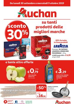 Volantino Auchan dal 30/09/2019