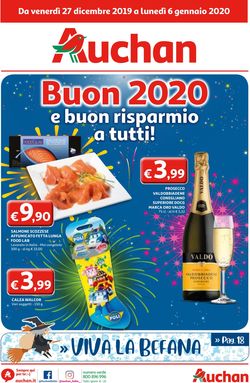 Volantino Volantino per Capodanno - Auchan dal 27/12/2019