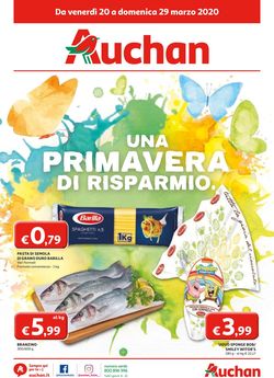 Volantino Auchan dal 20/03/2020