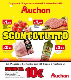 Volantino Auchan dal 27/08/2020