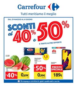 Volantino Carrefour dal 29/05/2019