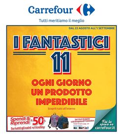 Volantino Carrefour dal 22/08/2019