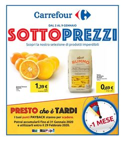 Volantino Carrefour dal 02/01/2020