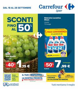 Volantino Carrefour dal 18/09/2020