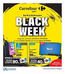 Volantino Carrefour - Black Friday 2020 dal 24/11/2020