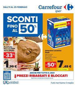 Volantino Carrefour Iper dal 11/02/2021