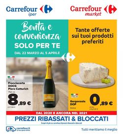 Volantino Carrefour dal 22/03/2021