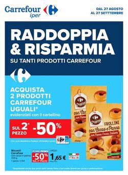 Volantino Carrefour dal 27/08/2021