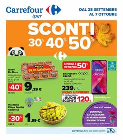 Volantino Carrefour dal 28/09/2021