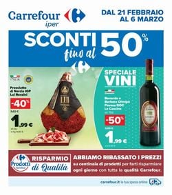 Volantino Carrefour dal 21/02/2022