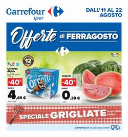 Volantino Carrefour dal 11/08/2022