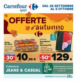 Volantino Carrefour dal 26/09/2022