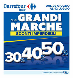 Volantino Carrefour dal 29/06/2023
