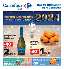 Volantino Carrefour dal 27/12/2023