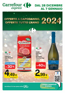Volantino Carrefour dal 28/12/2023