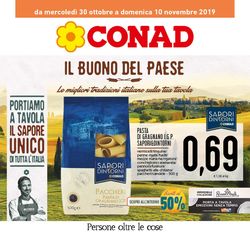 Volantino Conad dal 30/10/2019