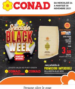 Volantino Conad - Black Week 2021 dal 24/11/2021