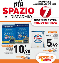 Volantino Conad - Spazio - Napoli dal 01/08/2023