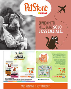 Volantino Conad - Pet Store - Torino dal 03/08/2023