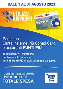 Volantino Conad - Spazio - Milano dal 01/08/2023