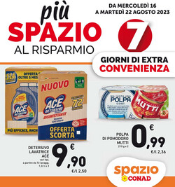 Volantino Conad - Spazio - Napoli dal 16/08/2023
