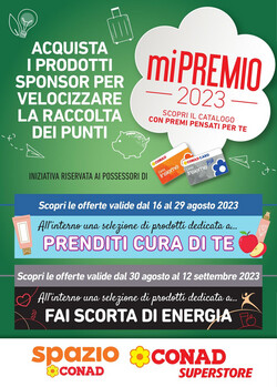 Volantino Conad - Spazio - Roma dal 16/08/2023