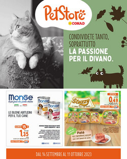 Volantino Conad - Pet Store - Torino dal 14/09/2023
