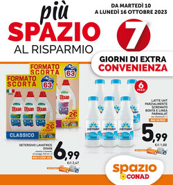Volantino Conad - Spazio - Napoli dal 10/09/2023