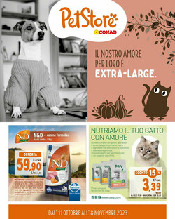 Volantino Conad - Pet Store - Napoli dal 11/10/2023