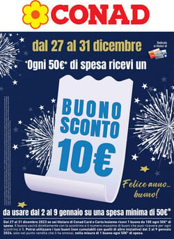 Volantino Conad - Margherita - Milano dal 27/12/2023