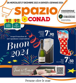 Volantino Conad - Spazio - Milano dal 27/12/2023
