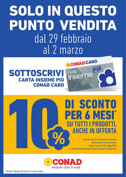 Volantino Conad - Spazio - Milano dal 29/02/2024