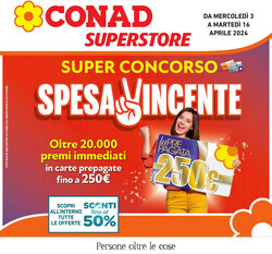 Volantino Conad - Superstore - Milano dal 03/04/2024