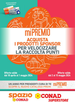Volantino Conad - Spazio - Torino dal 18/04/2024