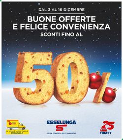 Volantino Esselunga - Natale 2020 dal 03/12/2020