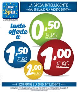 Volantino EURO Spin dal 25/07/2019