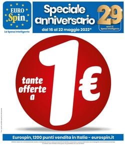 EURO Spin Volantino dal 16/05/2022