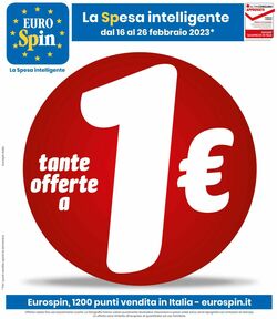 Volantino EURO Spin dal 16/02/2023