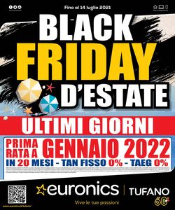 Volantino Euronics BLACK FRIDAY D'ESTATE dal 07/07/2021