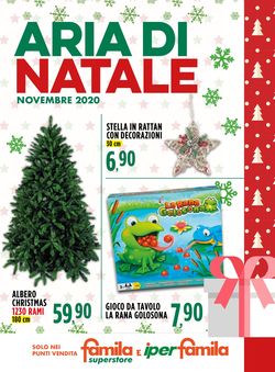 Volantino Famila - Natale 2020 dal 01/11/2020