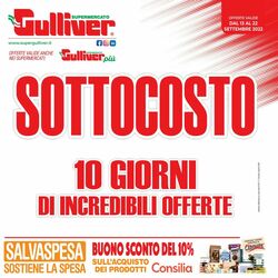 Volantino Gulliver dal 13/09/2022